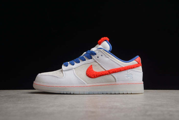 SB Dunk Low Year of the Rabbit White Blue Red FD4203-161