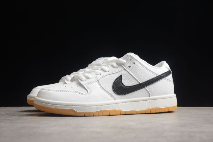 SB Dunk Low Pro lso White Gum White Black CD2563-101