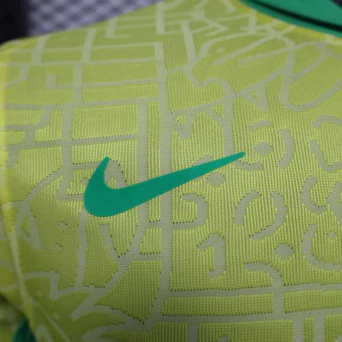 Brazil 2024 Home Player Version Man Jersey