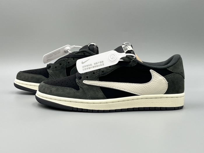 Travis Scott x Air Jordan 1 Black Beige