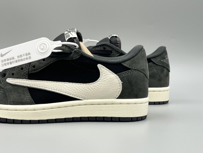 Travis Scott x Air Jordan 1 Black Beige