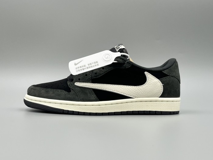 Travis Scott x Air Jordan 1 Black Beige