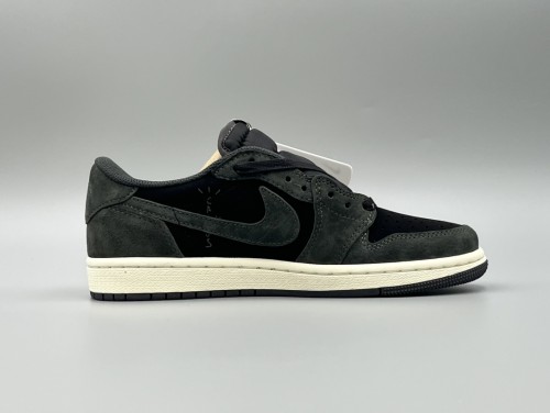 Travis Scott x Air Jordan 1 Black Beige