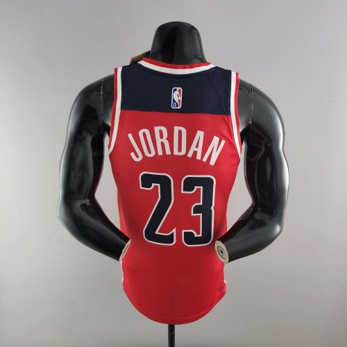 Michael Jordan Washington Wizards 75th Anniversary Swingman Jersey Red White