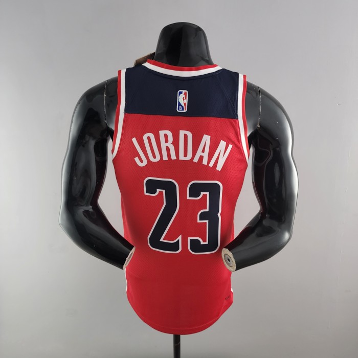 Michael Jordan Washington Wizards 75th Anniversary Swingman Jersey Red White