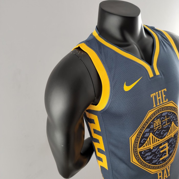 Jordan Poole Golden State Warriors Grey Swingman Jersey 2018