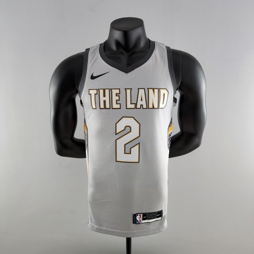 Kyrie Irving Cleveland Cavaliers Grey Swingman Jersey 2018