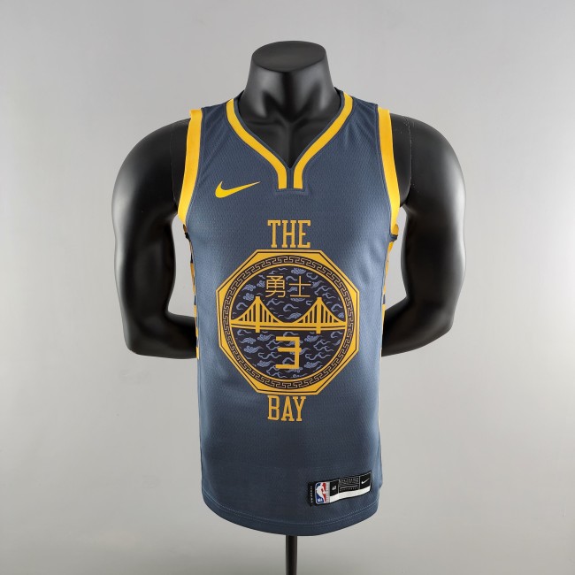 Jordan Poole Golden State Warriors Grey Swingman Jersey 2018