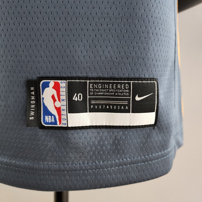 Jordan Poole Golden State Warriors Grey Swingman Jersey 2018