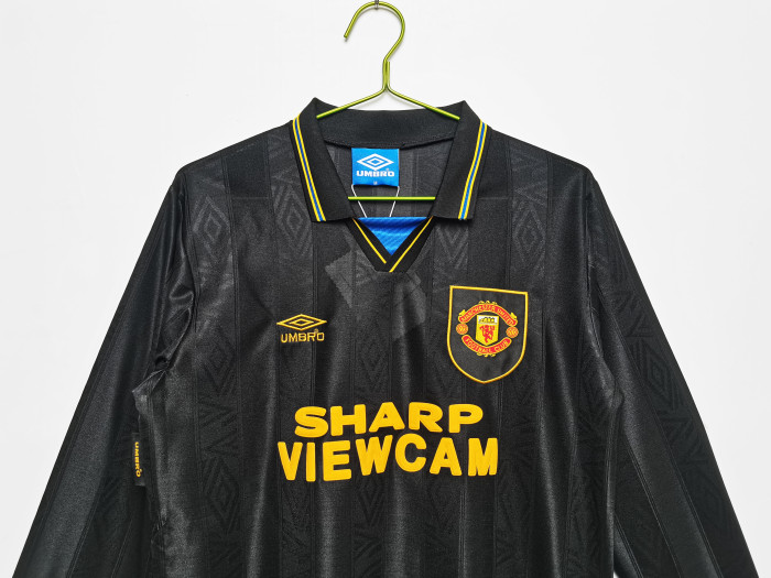 Manchester United Away Long Sleeve Retro Jersey 1993/94