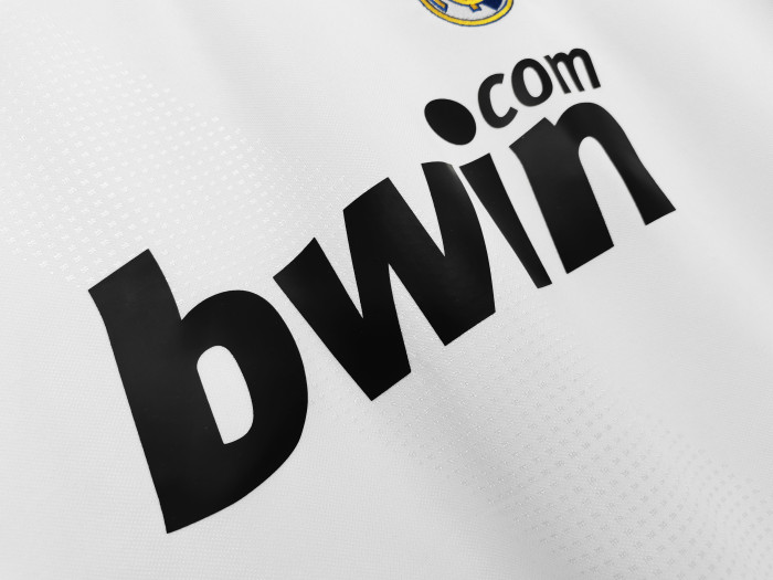 Real Madrid Home Retro Jersey 2008/09