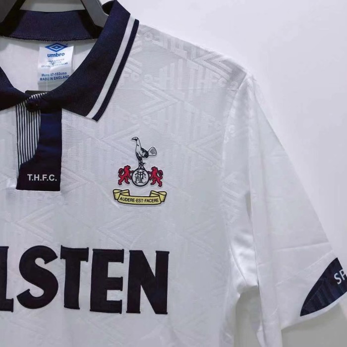 Tottenham Home Retro Jersey 92/94