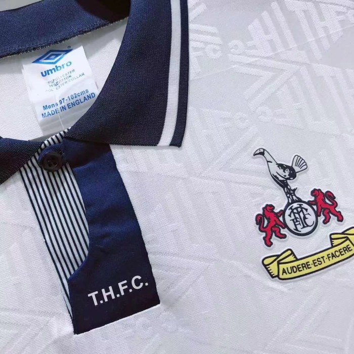 Tottenham Home Retro Jersey 92/94
