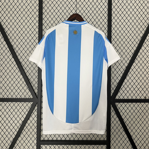 Argentina 2024 Home Man Jersey With FIFA World Cup badge.