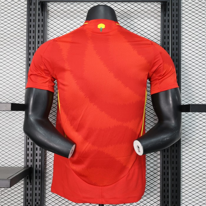 Spain Euro 2024 Home Player Version Man Jersey