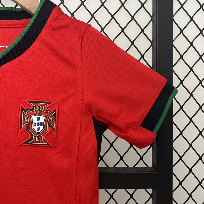 Portugal Euro 2024 Home Kids Suit