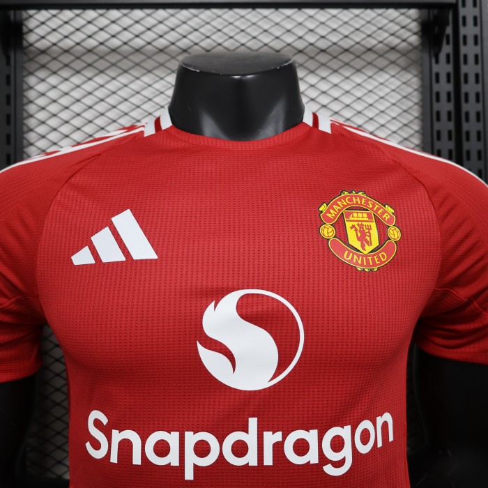 Manchester United Home Player Jersey 24/25