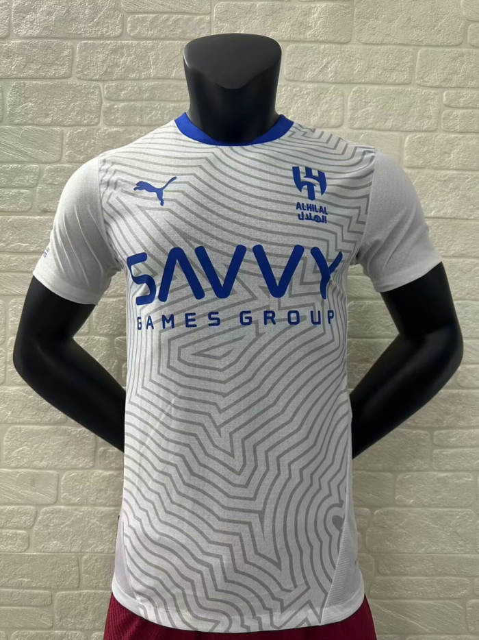 Al-Hilal Away Player Version Man Jersey 24/25
