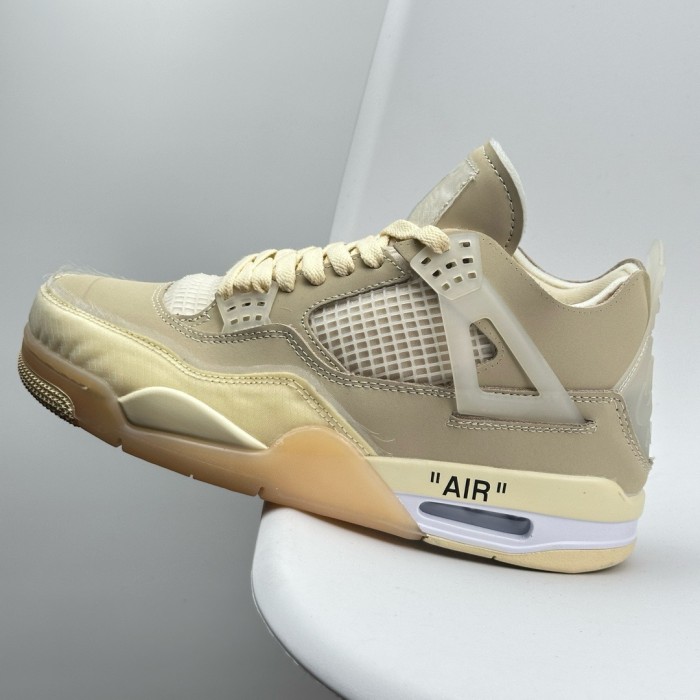 OFF-WHITE x Air Jordan 4 SP WMNS “Sail” CV9388-100