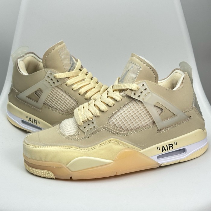 OFF-WHITE x Air Jordan 4 SP WMNS “Sail” CV9388-100