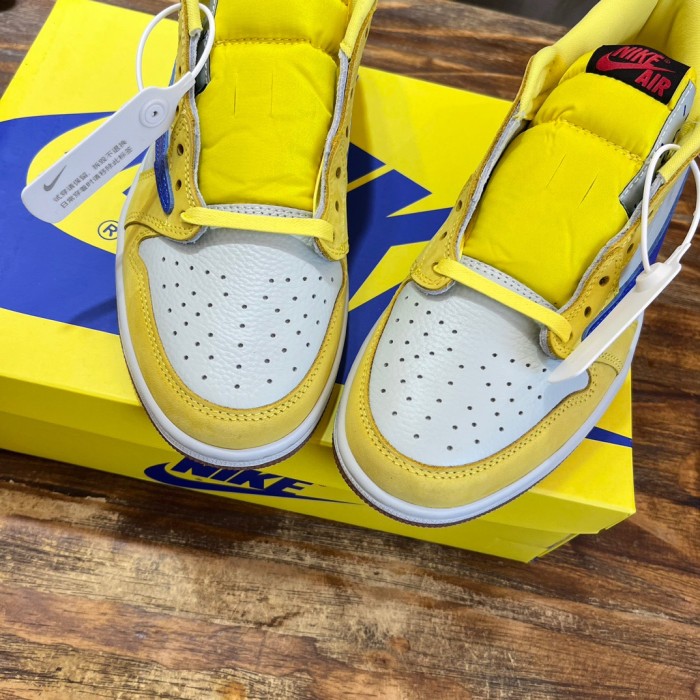 Travis Scott x Air Jordan 1 Low Canary Yellow