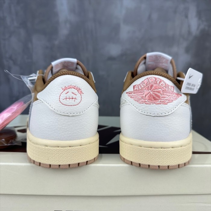 Travis Scott x Air Jordan 1 Low Sail and Ridgerock