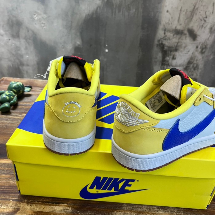 Travis Scott x Air Jordan 1 Low Canary Yellow