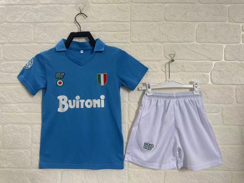 Napoli Home Retro Kids Suit 1987/88