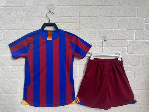 Barcelona Home Retro Kids Suit 2005/06