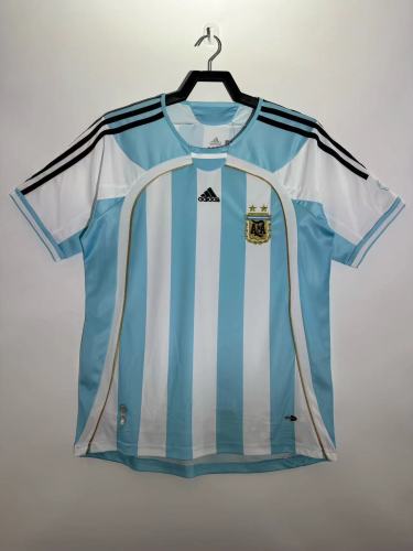 Argentina Home Retro Jersey 2006/07