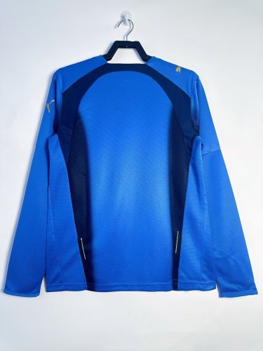 Italy Retro Home Long Sleeve Jersey 2006