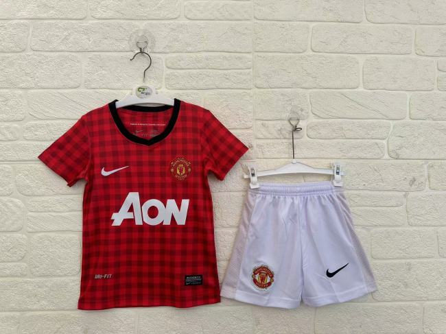 Manchester United Home Retro Kids Suit 2012/13