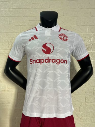 Manchester United White Player Jersey 25/26
