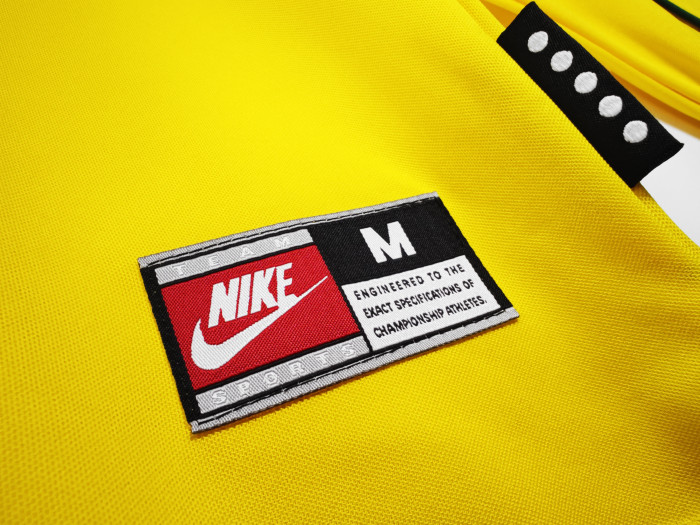 Brazil Home Retro Long Sleeve Jersey 1998