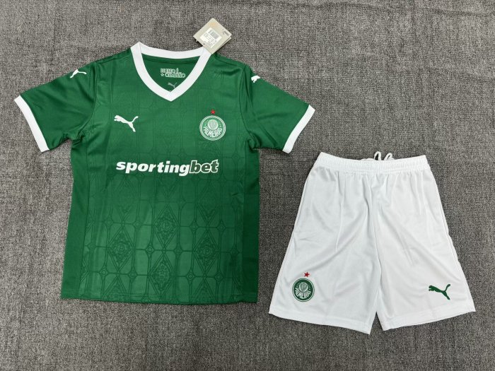 Palmeiras Home Kids Suit 25/26