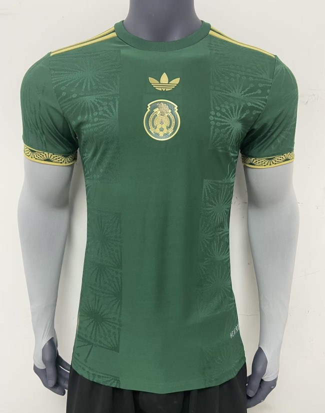 Mexico Gold Man Player Jersey 25/26 Green