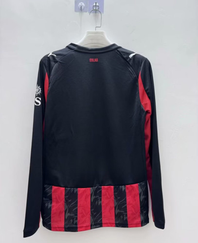 AC Milan Home Long Sleeve Man Jersey 25/26