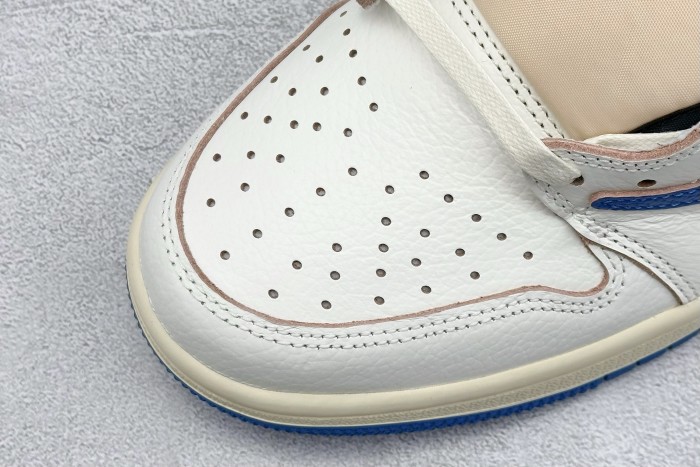 Travis Scott x Fragment x Air Jordan 1 Low Cream White Blue TS CQ3277-100