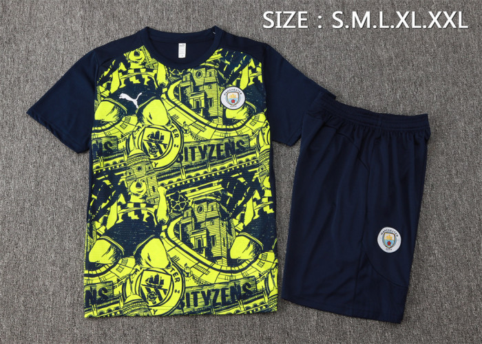Manchester City Training Short sleeve Suit 24/25