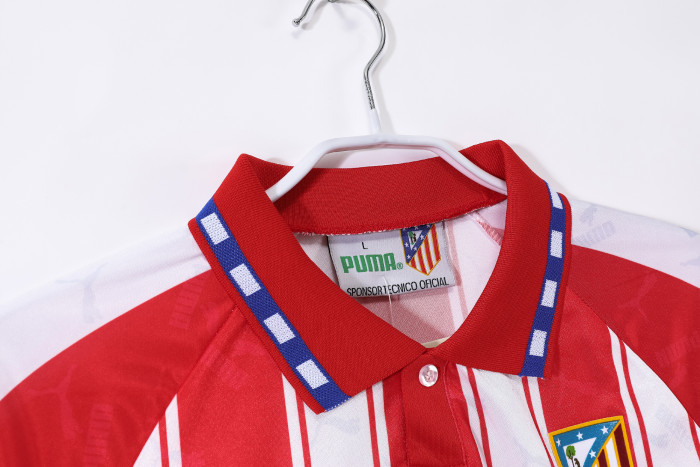 Atletico Madrid Home Retro Jersey 1994/95