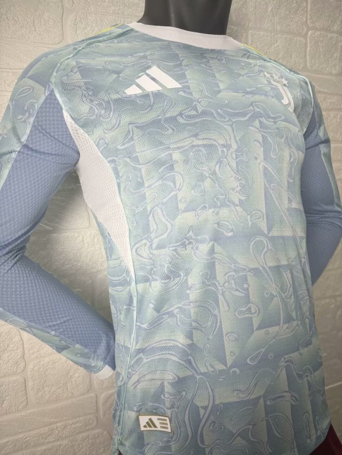 Juventus Away Player Long Sleeve  Jersey 25/26