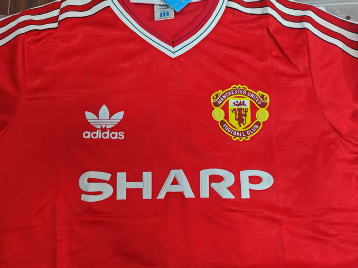 Manchester United Home Retro Jersey 1986/87