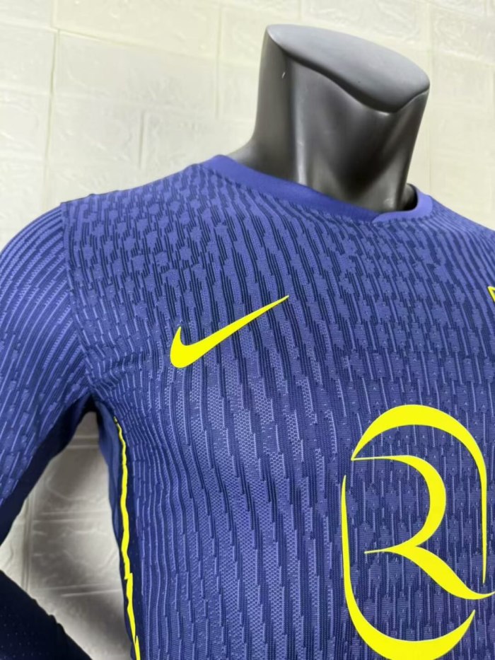 Atletico Madrid Away Player Long Sleeve Man Jersey 25/26