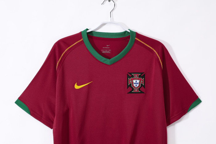 Portugal Home Retro Jersey 2006