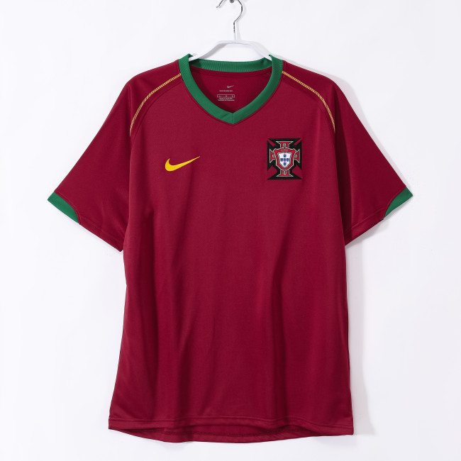 Portugal Home Retro Jersey 2006