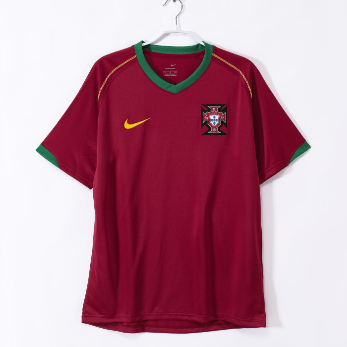 Portugal Home Retro Jersey 2006