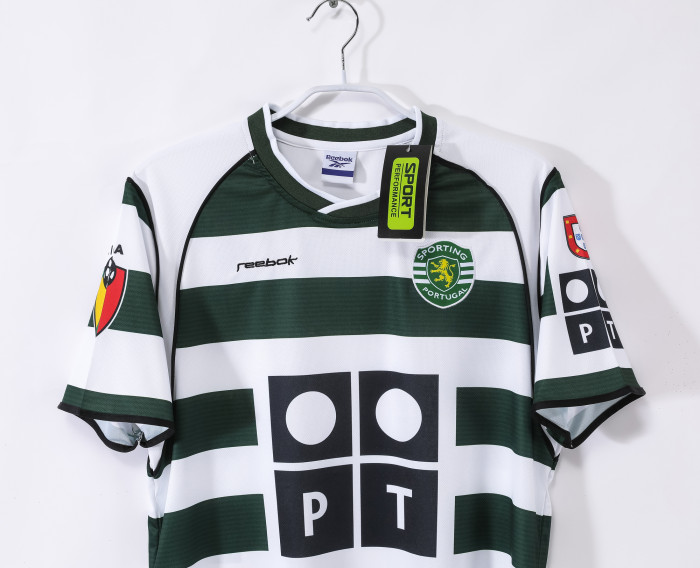 Sporting Lisbon Home Retro Jersey 2001/03