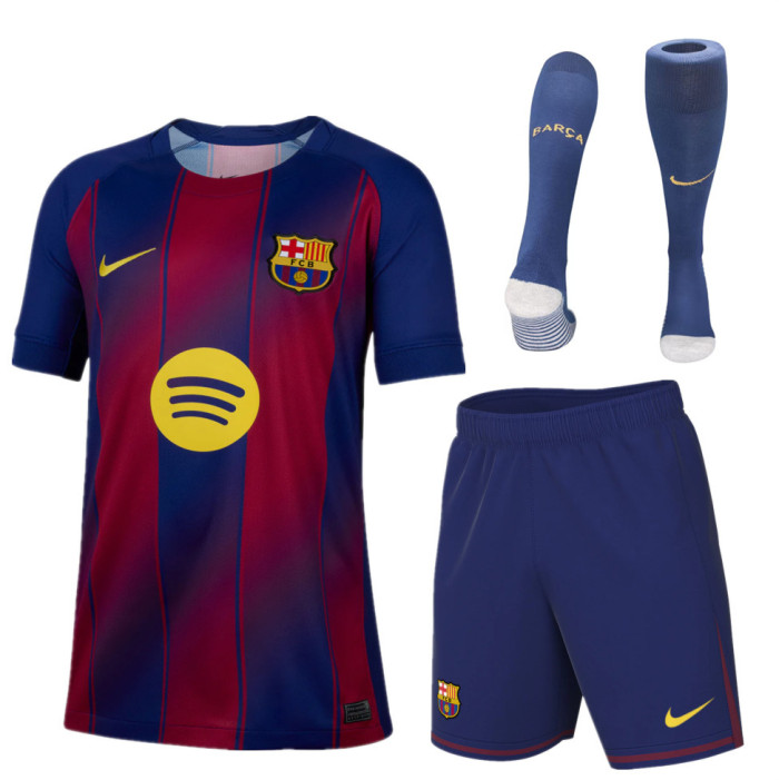 Barcelona Home Kids Suit & Socks 25/26