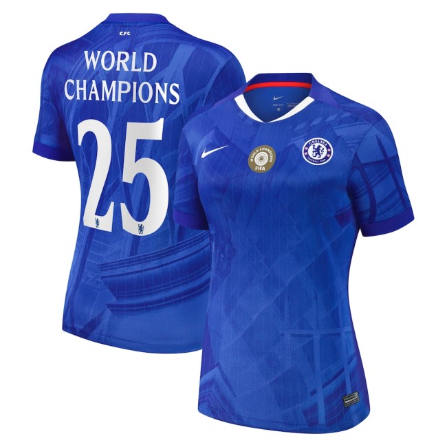 Chelsea Home World Champions 25 Women Jersey 25/26