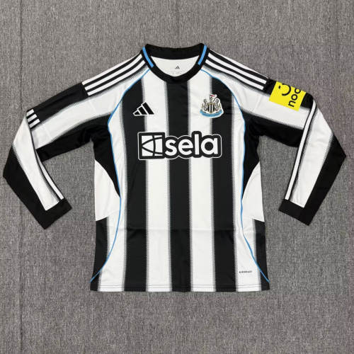 Newcastle United Man Home Long Sleeve Jersey 25/26